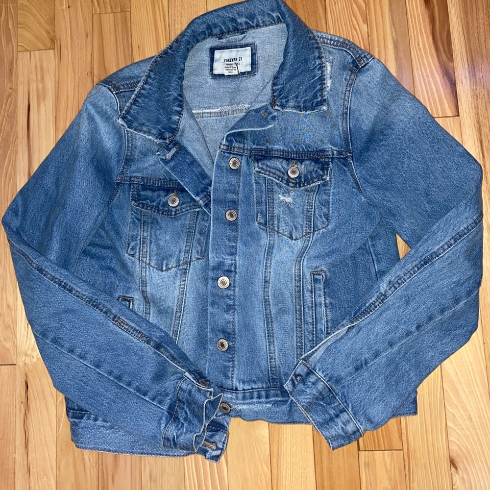 Oversized Forever 21 Jean Jacket